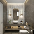 Crystal Bubble LED Wall Light | Gold Finish, 3 Color Modes