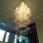 Magna Crystal Raindrop Chandelier | 4-Light