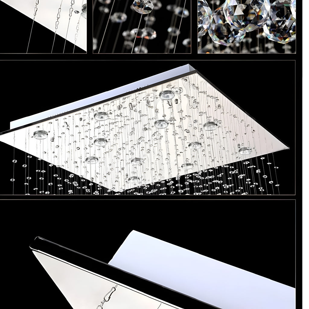 Magna Crystal Raindrop Chandelier | 4-Light