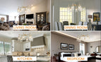 Crystal Gold 6-Light Chandelier | Modern Ceiling Fixture