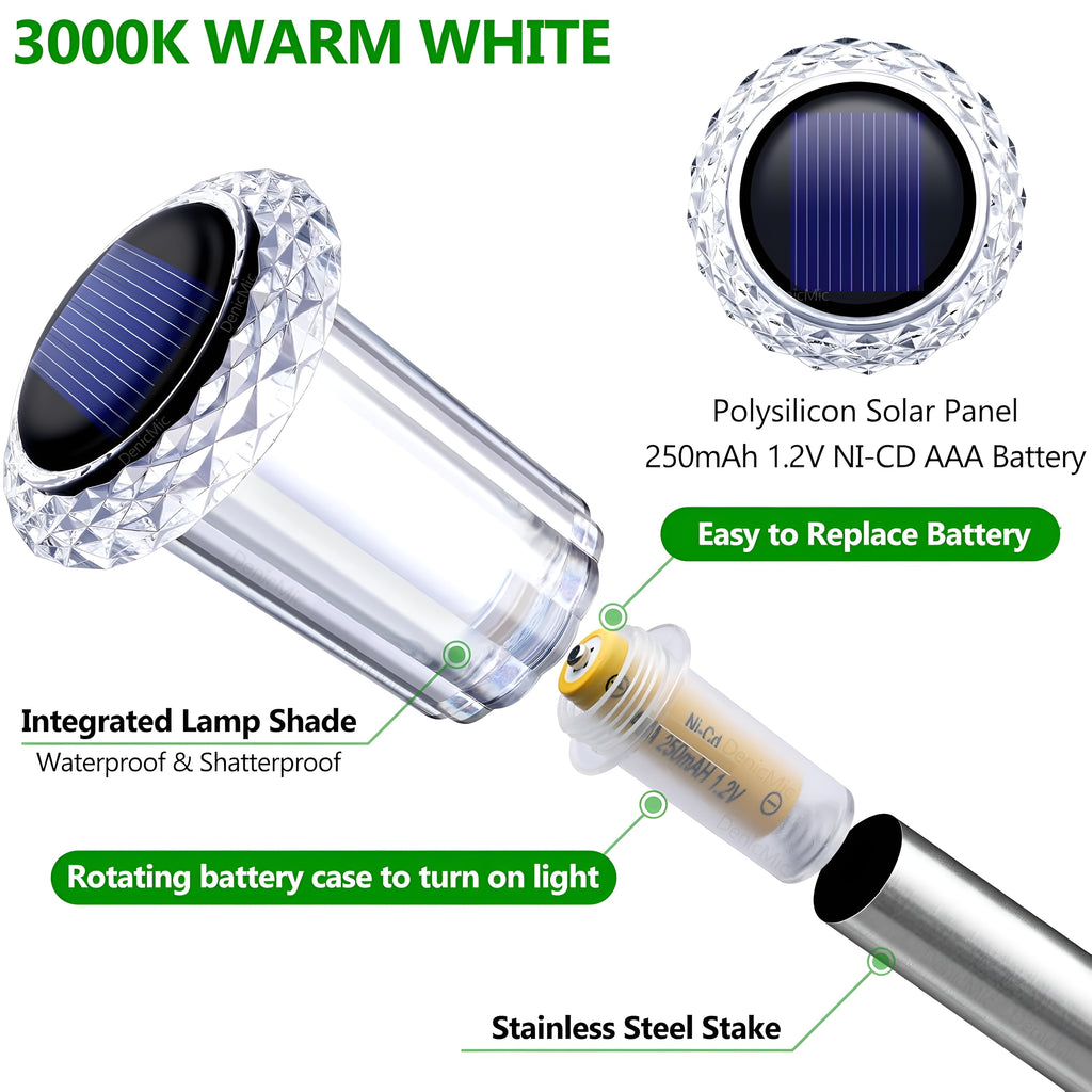 Solar Path Lights | Waterproof Garden & Walkway Lighting