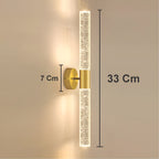 Round Acrylic LED Wall Light – Soft Bright White