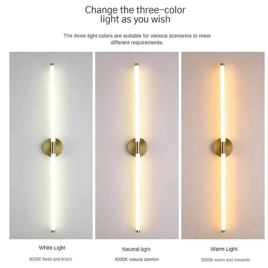 Round Acrylic LED Wall Light – Soft Bright White, 25mm