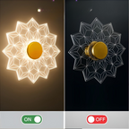 Luxury Diamond 3-Color LED Wall & Ceiling Light | Geometric Acrylic Lamp