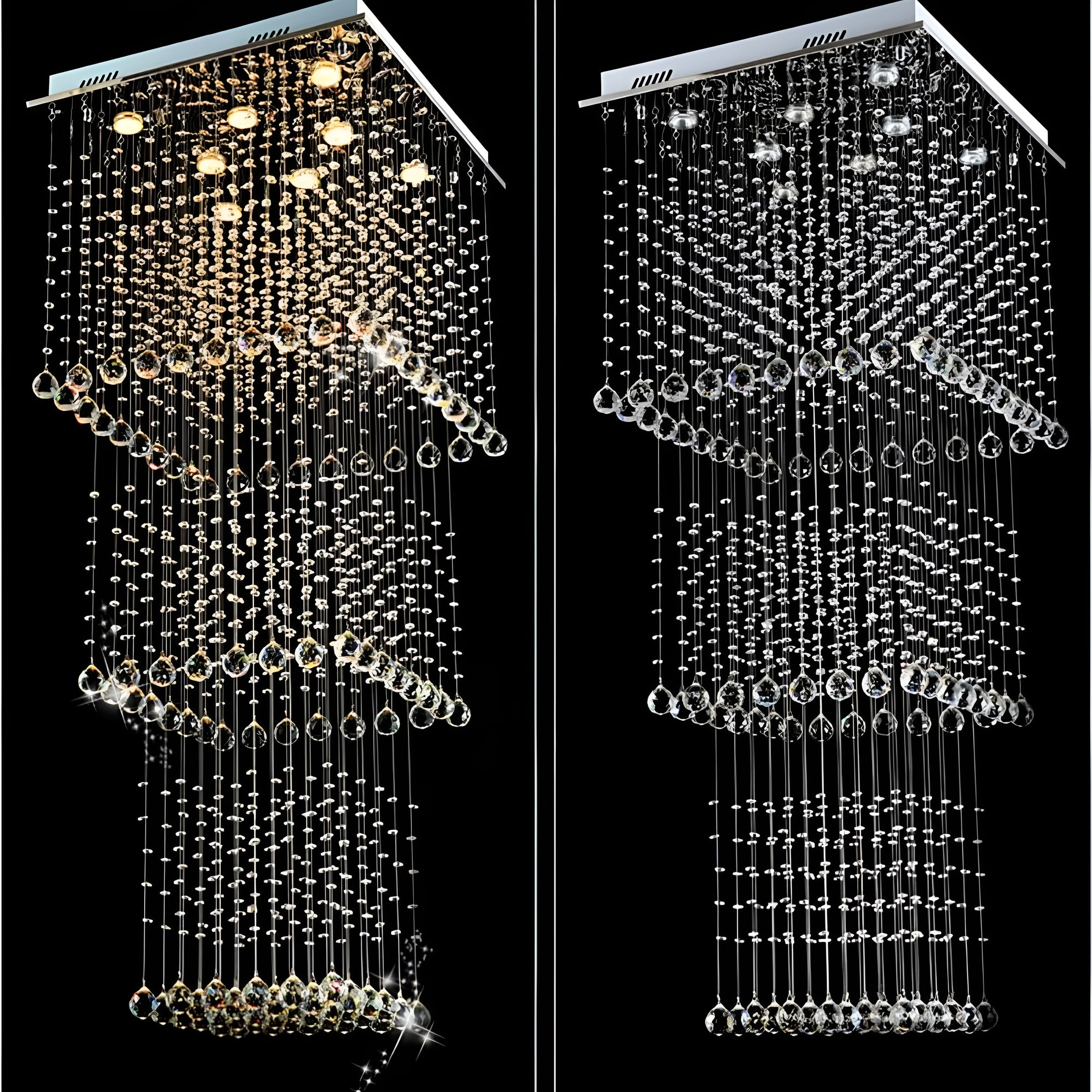 Magna Crystal Raindrop Chandelier | 4-Light