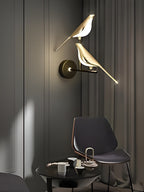Golden Bird LED Wall Light – Modern Style