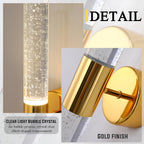 Round Acrylic LED Wall Light – Soft Bright White