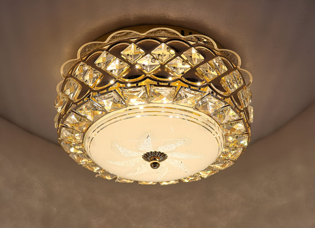 LED Crystal Ceiling Light | Bluetooth Music | 3-in-1 Color
