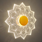 Luxury Diamond 3-Color LED Wall & Ceiling Light | Geometric Acrylic Lamp