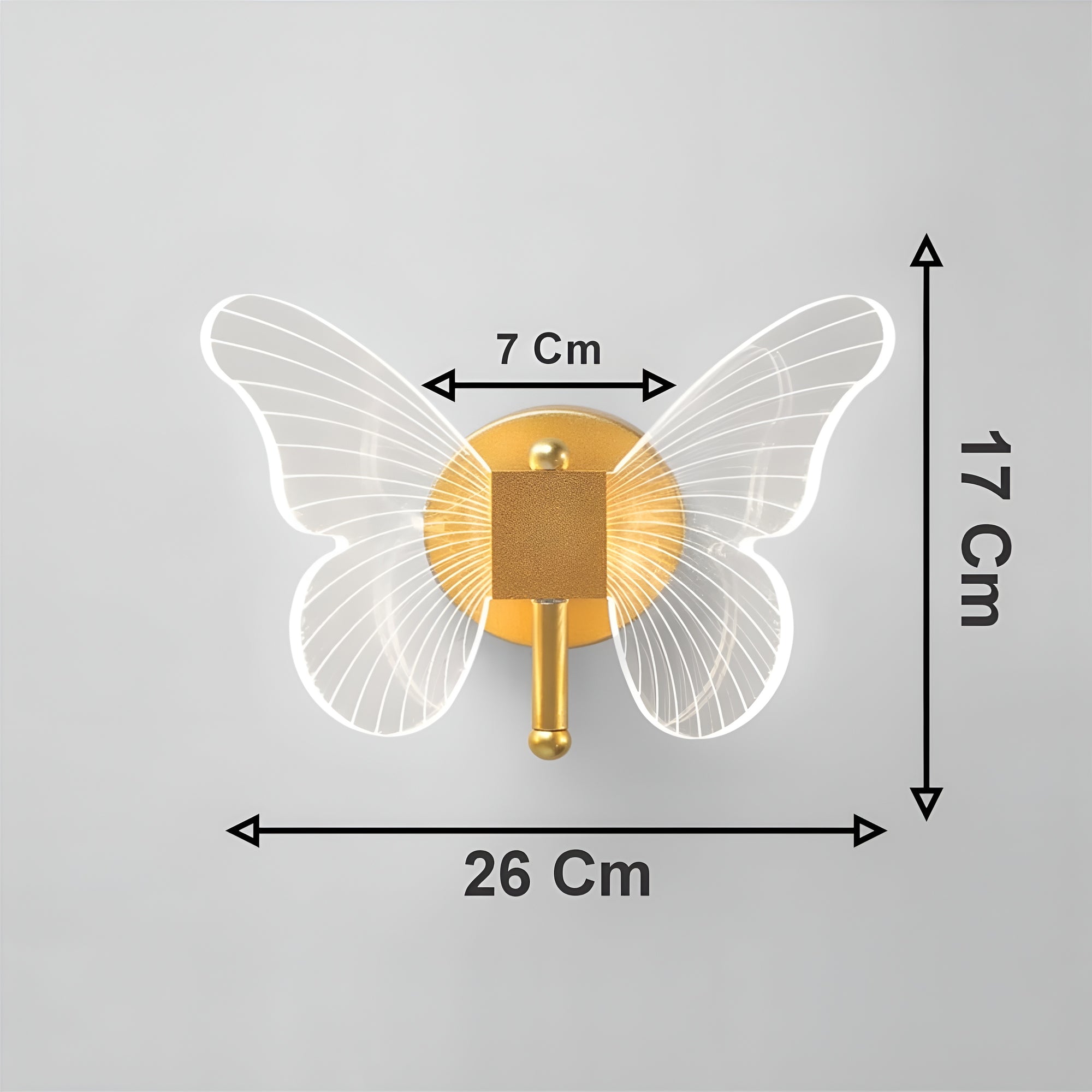 Creative Butterfly LED Wall & Ceiling Light – 3-Color