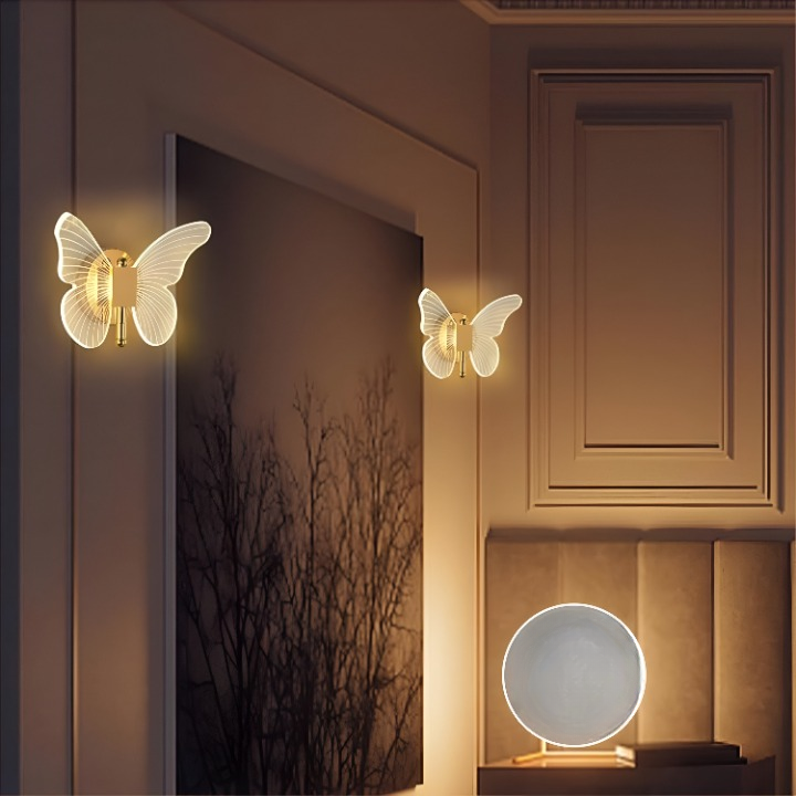 Creative Butterfly LED Wall & Ceiling Light – 3-Color