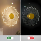 Luminous Flower LED Wall Light | 23 cm Acrylic Decorative Lamp