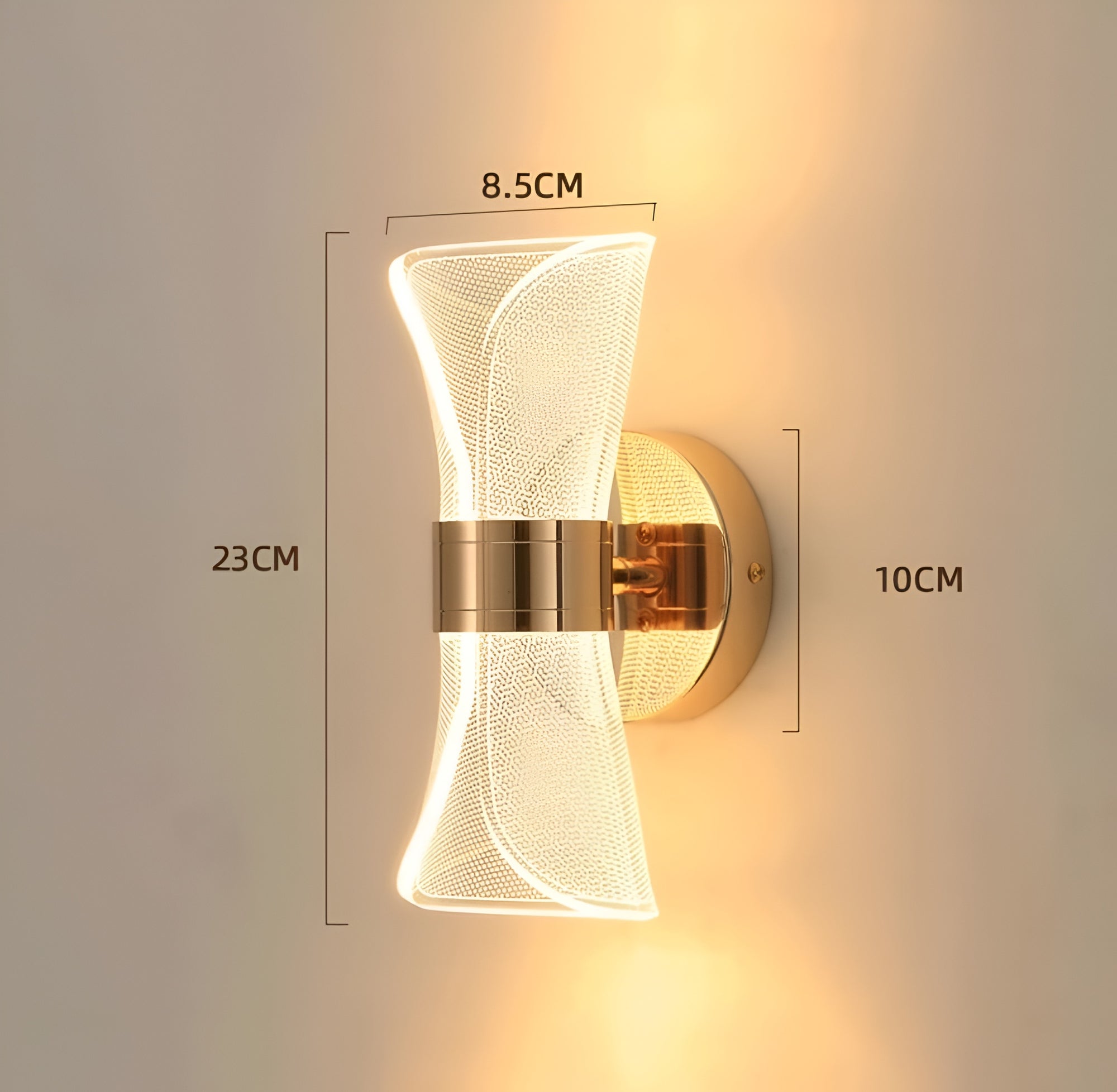 3-in-1 Color Wall Light for Bedroom, Living Room & Bathroom