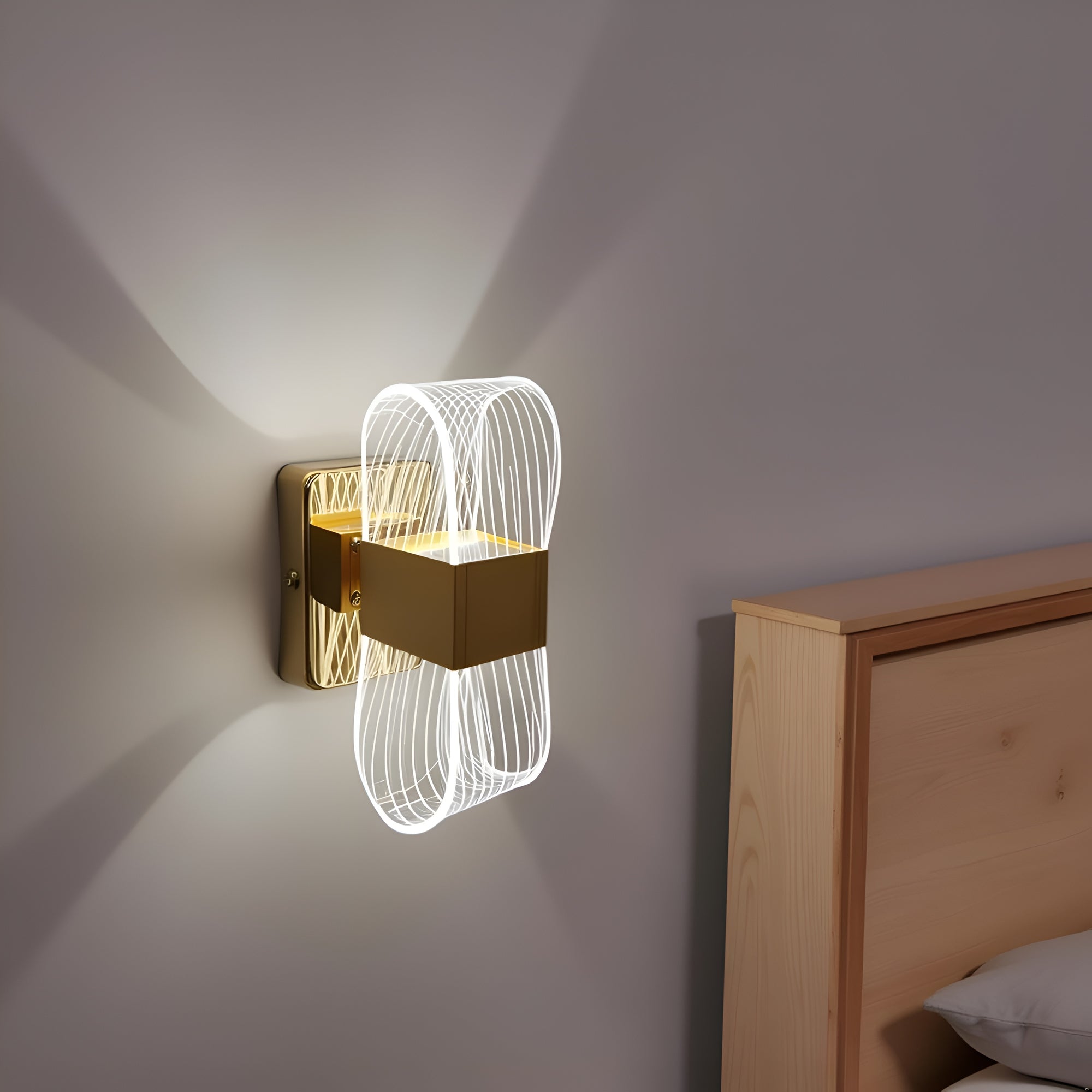 Modern 3-Color Light for Living Room, Bedroom, Bathroom & Café Décor