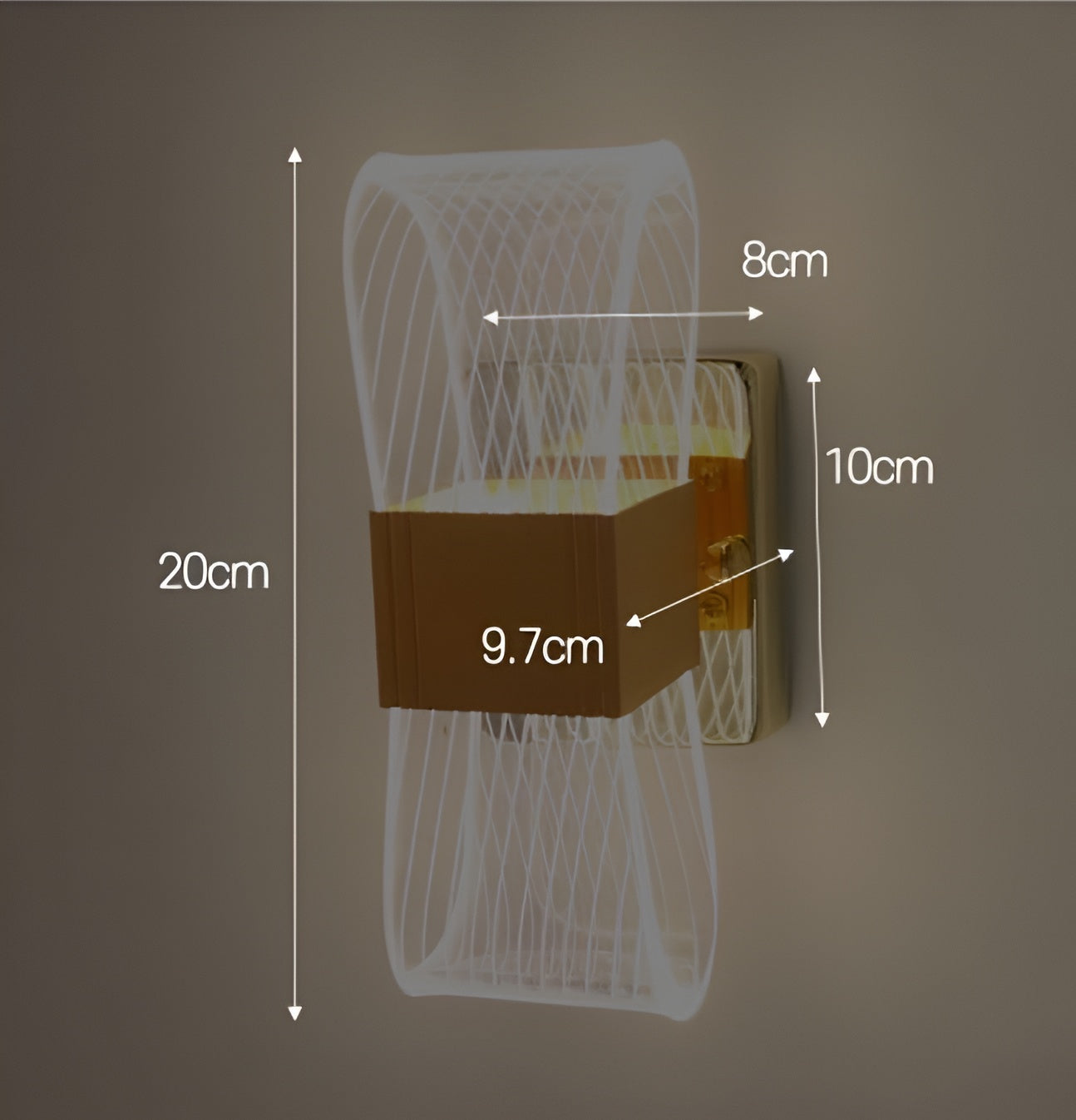 Modern 3-Color Light for Living Room, Bedroom, Bathroom & Café Décor