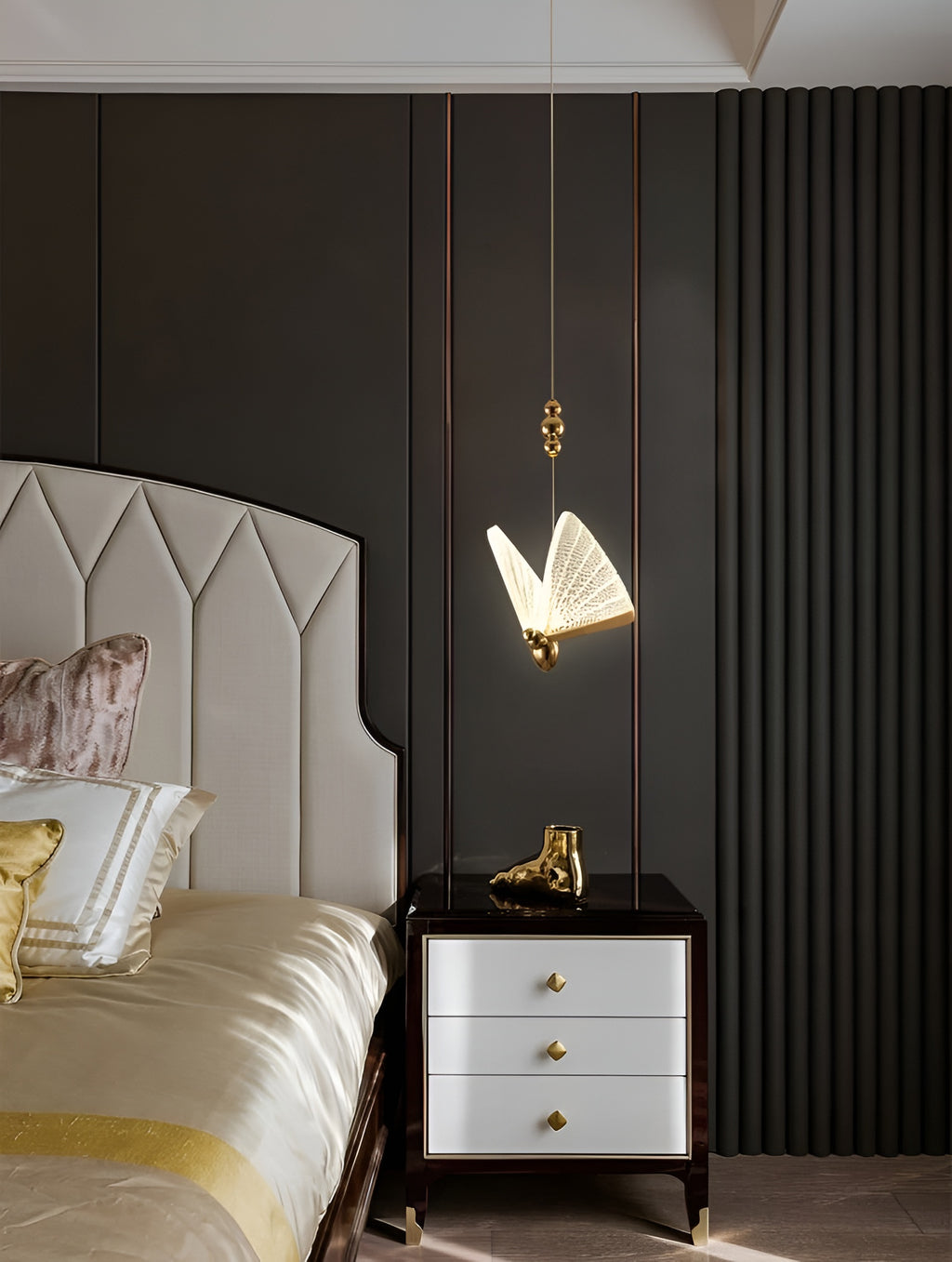 12W Hanging Ceiling Lamp for Living Room & Bedroom (Warm White)