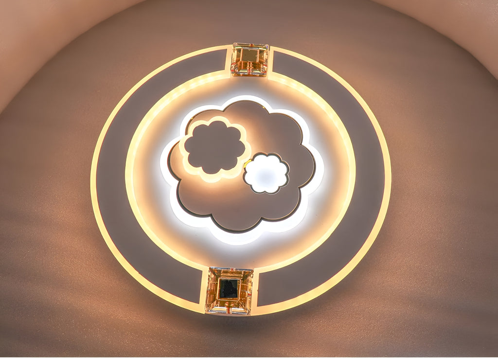 LED Flower Ceiling Light | 3-Color Modes