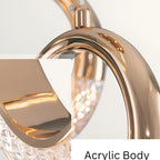 Electricals Half Moon Pendant Light | Warm White Hanging Lamp