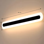 15W Round Frosted LED Wall Lamp – Warm White, Mirror & Picture