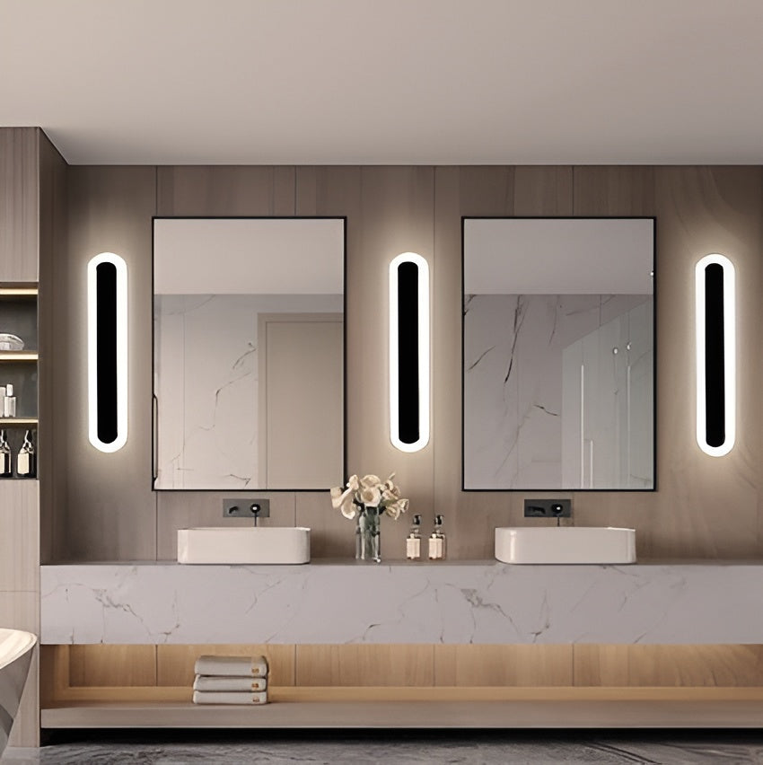 15W Round Frosted LED Wall Lamp – Warm White, Mirror & Picture