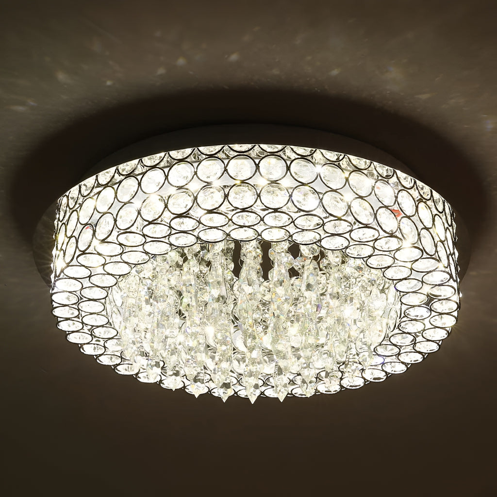 LED Crystal Ceiling Chandelier Light