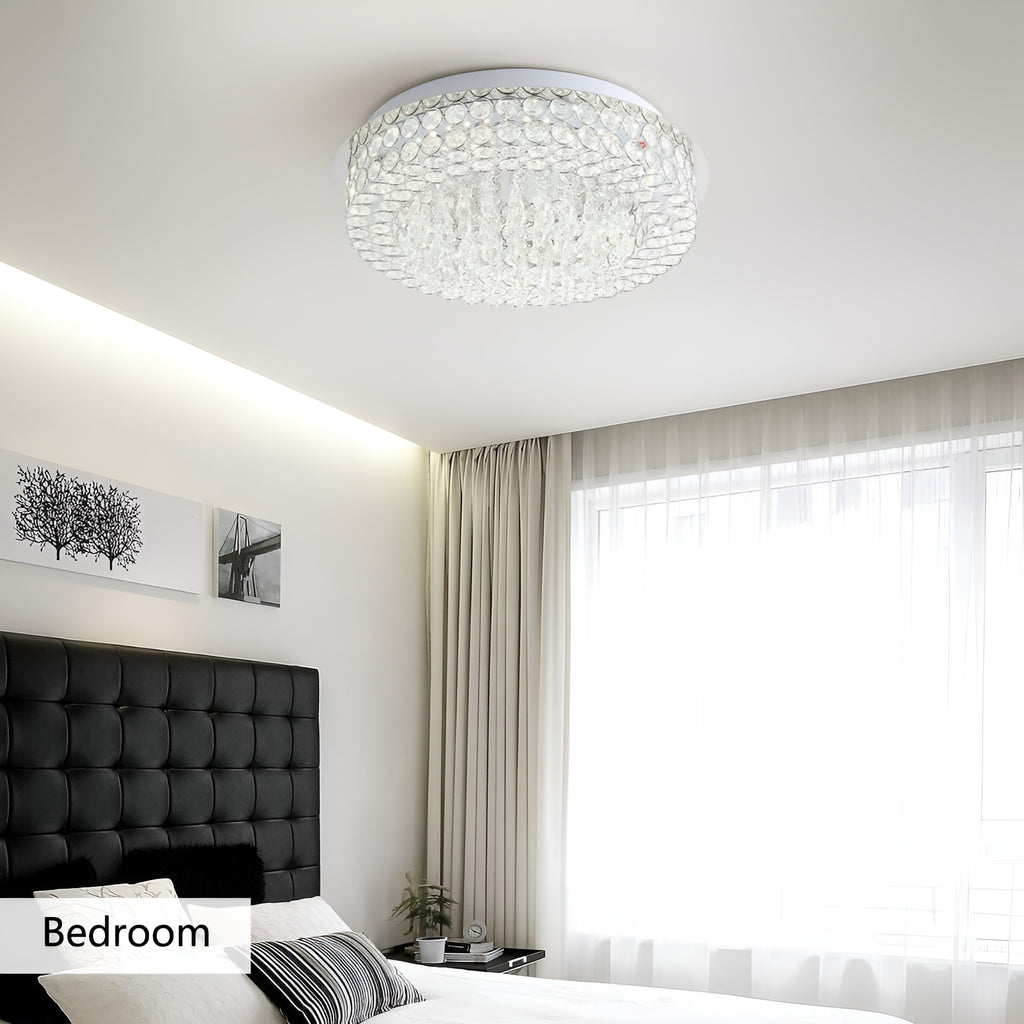 LED Crystal Ceiling Chandelier Light