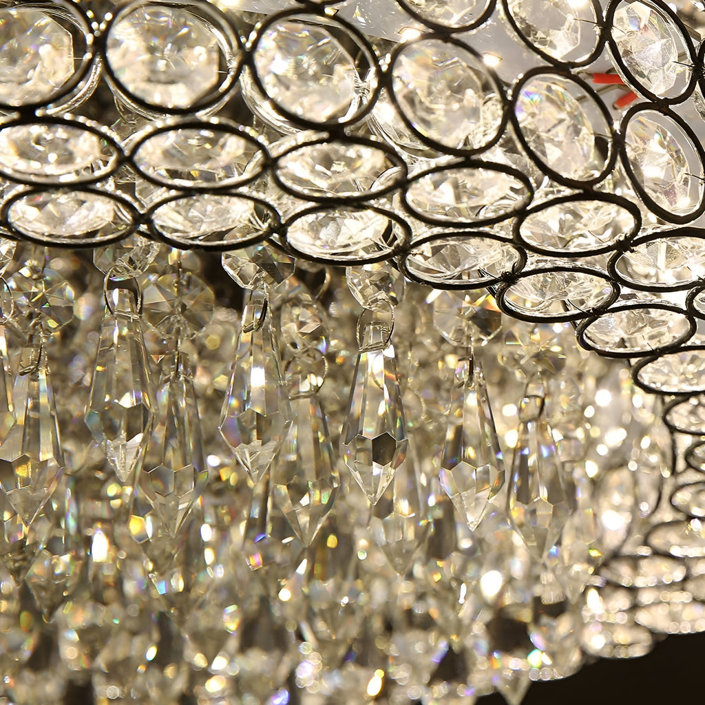 LED Crystal Ceiling Chandelier Light