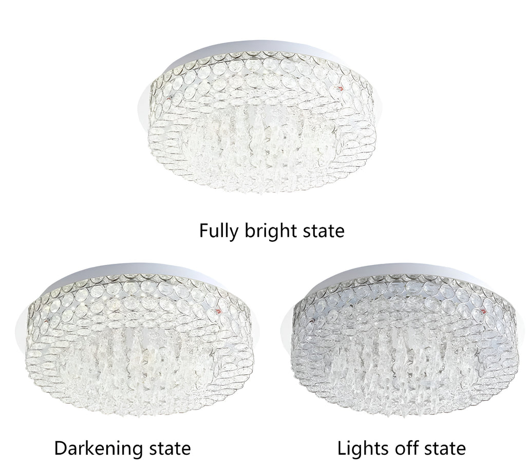 LED Crystal Ceiling Chandelier Light