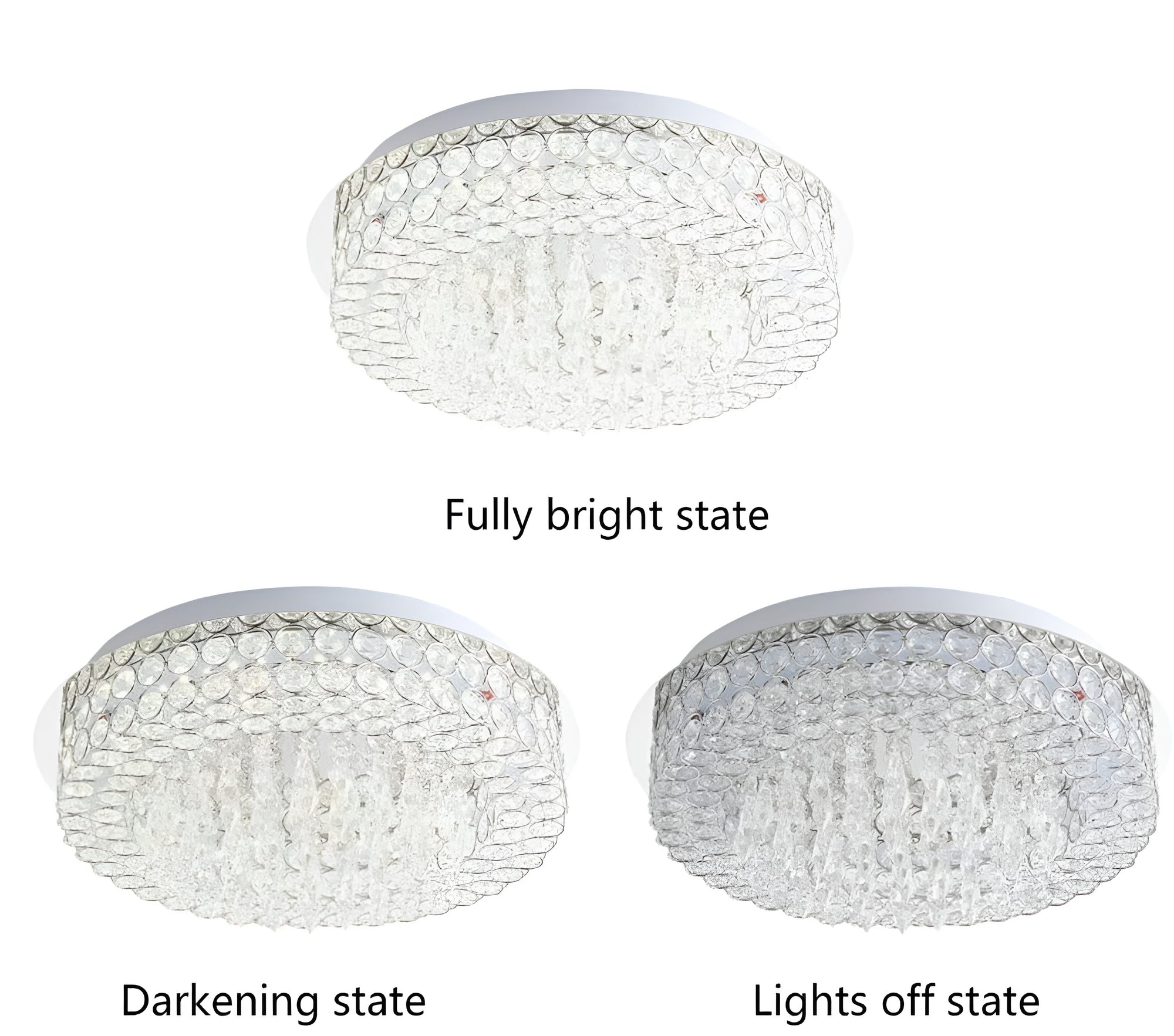 LED Crystal Ceiling Chandelier Light