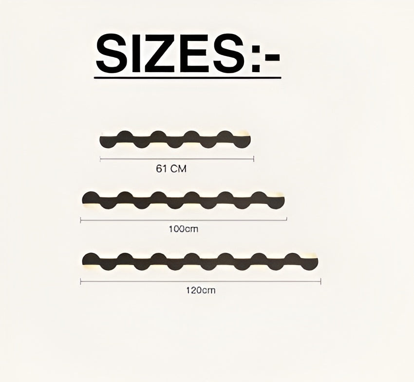 24W LED Rectangular Acrylic Wall Light – 24 Inch, Mirror & Picture