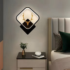 LED Wall Lamp – Stag Design, Square Shape