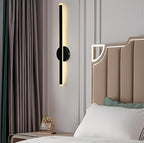 15W Modern Black LED Wall Sconce – Sleek Long Light