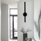 15W Modern Black LED Wall Sconce – Sleek Long Light