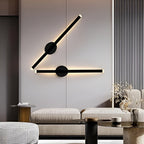 15W Modern Black LED Wall Sconce – Sleek Long Light