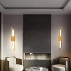 18W Modern LED Wall Sconce – Gold Auric Beam Acrylic