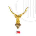 Alpha Stag Metal Wall Lamp – 12kg