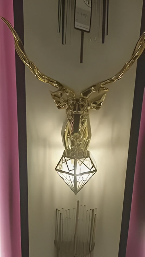 Alpha Stag Metal Wall Lamp – 12kg
