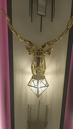Alpha Stag Metal Wall Lamp – 12kg