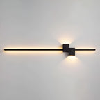 Black Linear LED Wall Light – 600mm, 3-Color