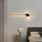 Black Linear LED Wall Light – 600mm, 3-Color
