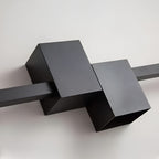 Black Linear LED Wall Light – 600mm, 3-Color