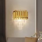 K9 Crystal Golden Mamba Wall Light – 3-Color LED