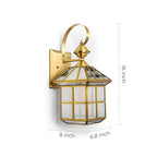Classy Square Copper Cage Wall Lamp – Decorative Light