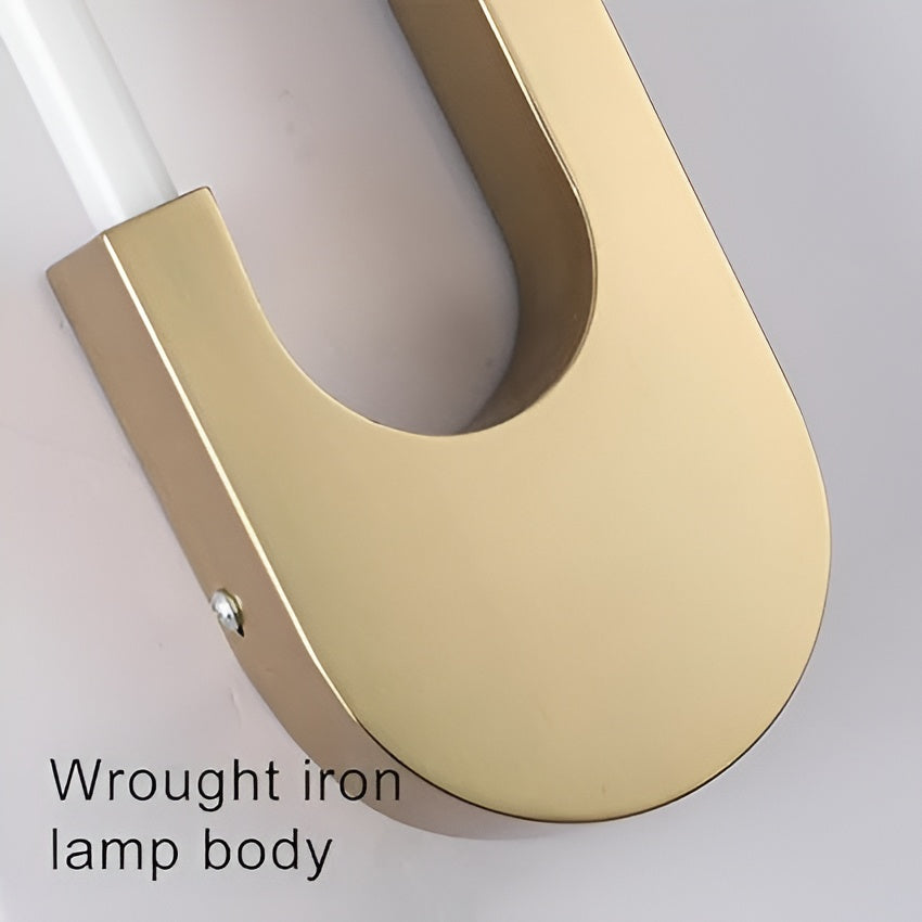 12W Modern LED Wall Sconce – Golden Loop