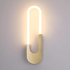 12W Modern LED Wall Sconce – Golden Loop