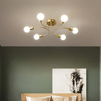 Modern Pendant Ceiling Light – Light Golden (Bulb Not Included)