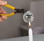 10×22 Inch Rectangular Crystal Glass Chandelier – SS Frame (D1)