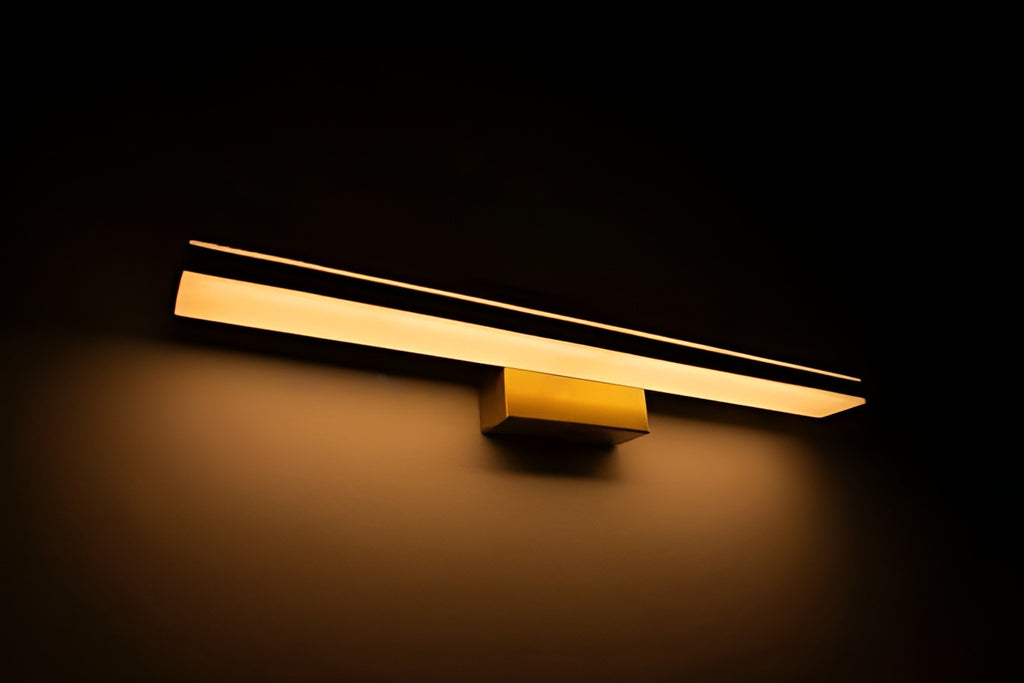 18-Inch 15W Bathroom Vanity Light – Modern Black Wall Fixture