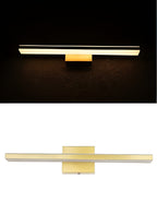 18-Inch 15W Bathroom Vanity Light – Modern Black Wall Fixture