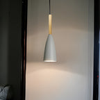 Grey Glass Pendant Lights – Set of 3 Hanging Shades